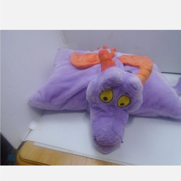 Disney Parks Figment Pillow Pet Purple Dragon Plush EPCOT Stuffed Dream Friends - Picture 1 of 5